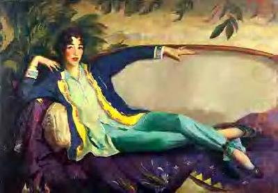 Gertrude Vanderbilt Whitney, 1916, by Robert Henri, Robert Henri